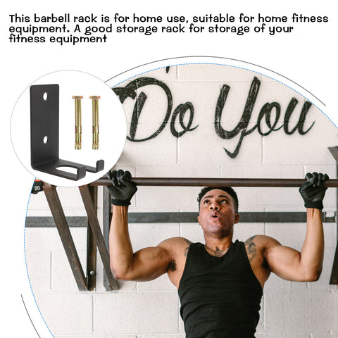 Ao Pole Hanger Dumbbells Barbell Rod Storage Rack Racks Wall Holder Fitness Equipment Steel Mounted Dumbell