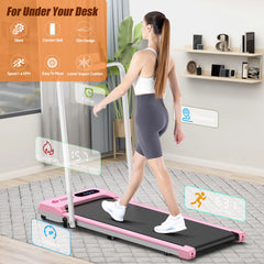 Bigzzia Treadmill Walking Treadmills for Home Foldable 1-6 km/h Folding Treadmill Desk 120 kg Running Device with Remote Control