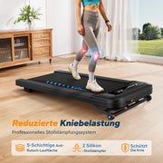 MERACH Walking Pad Quiet Under Desk Treadmills for Home Gym Portable Walking Treadmill with Magnetic Remote Control LED Display