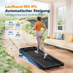 MERACH Walking Pad Quiet Under Desk Treadmills for Home Gym Portable Walking Treadmill with Magnetic Remote Control LED Display