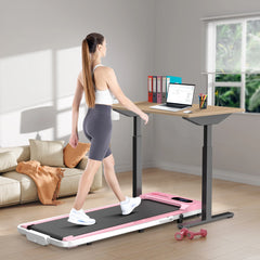 Bigzzia Treadmill Walking Treadmills for Home Foldable 1-6 km/h Folding Treadmill Desk 120 kg Running Device with Remote Control