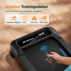 MERACH Walking Pad Quiet Under Desk Treadmills for Home Gym Portable Walking Treadmill with Magnetic Remote Control LED Display