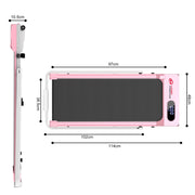 Bigzzia Treadmill Walking Treadmills for Home Foldable 1-6 km/h Folding Treadmill Desk 120 kg Running Device with Remote Control