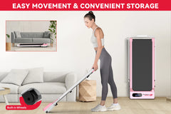 Bigzzia Treadmill Walking Treadmills for Home Foldable 1-6 km/h Folding Treadmill Desk 120 kg Running Device with Remote Control