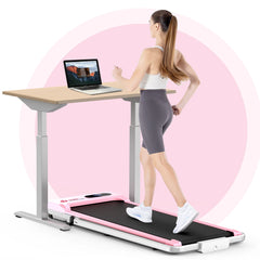 Bigzzia Treadmill Walking Treadmills for Home Foldable 1-6 km/h Folding Treadmill Desk 120 kg Running Device with Remote Control