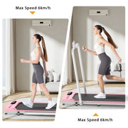 Bigzzia Treadmill Walking Treadmills for Home Foldable 1-6 km/h Folding Treadmill Desk 120 kg Running Device with Remote Control