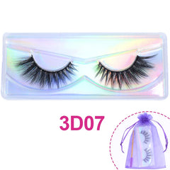Wholesale 3D Mink Lashes Natural Wispy False Eyelashes Makeup Beauty Lashes in Bulk Volume Cilia Set