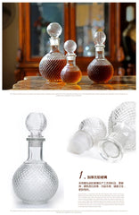 1000ml Glass Wine Bottle Creative Ball Wine Decanter Drinkware