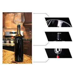 Wine Bottle Glass Topper Drink Directly From the Bottle