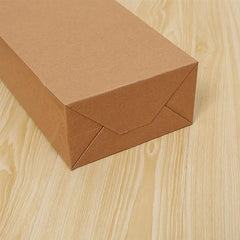 Kraft Paper Red Wine Hand Bag Wine Drinks Packing Bag Storage