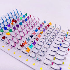 Silver Diamond False Eyelash Extension Glitter Individual Lashes For Party Makeup Mink Natural Fairy Beauty Lashes Wholesales