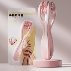 Handheld Hand Massager Silicone Finger Massager Double Roller Hand Massager Hand Care Tool Finger Roller Massager