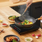 EU/UK/US Multifunctional Portable 2200W High-power Electric Induction Cooktop 110V/220V Home Kitchen Touch Panel Desktop Burner