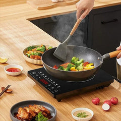 EU/UK/US Multifunctional Portable 2200W High-power Electric Induction Cooktop 110V/220V Home Kitchen Touch Panel Desktop Burner