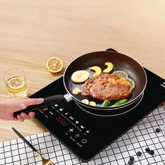 EU/UK/US Multifunctional Portable 2200W High-power Electric Induction Cooktop 110V/220V Home Kitchen Touch Panel Desktop Burner