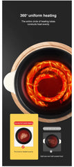 Electric hot pot Noodle cooking small electric cooker electric cooker multi-functional household electric cooker stir-frying pan