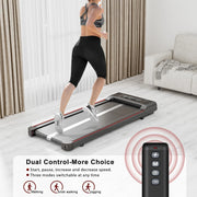 Bigzzia Treadmill Walking Pad Foldable Treadmills for Home Foldable 1-10 km/h, Folding Treadmill Desk with Remote Control