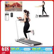 Superun 3 in 1 Folding Treadmills for Home, 3.0HP Powerful and Quiet Under Desk Treadmill, 300 lbs Capacity Foldable Walking Pad