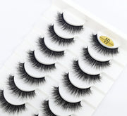 New Soft 10 Pairs 3D Faux Mink Hair False Eyelashes Natural Thick Long Eye Lashes Wispy Makeup Beauty Lashes Extension Tools