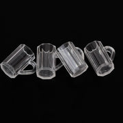 6 Pieces Miniature Goblets & Wine Beer Bottles Dollhouse Party Groceries Kitchen Garden Decoration