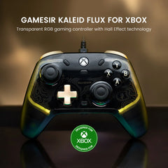 GameSir Kaleid Xbox Gaming Controller Wired Gamepad for Xbox Series X, Xbox Series S, Xbox One, Hall Effect Joystick