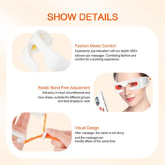 Eye Massager Hot Compress Eye Fatigue Relief Massager Vibration Massage Eye Relaxation Massager