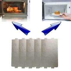 5pcs Universal Microwave Oven Mica Sheet Kitchen Accessories Wave Guide Waveguide Cover Sheet Plates 11.6 X 6.5cm