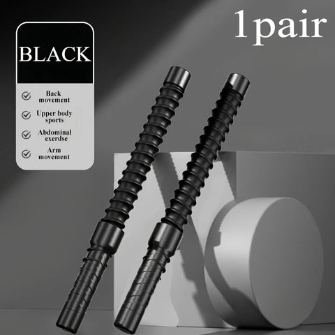 Stainless Steel Fitness Stick - Strength And Muscle Exercise Fitness Tool With Strong Rebound Inertia Suitable For Home Fitness