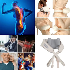 Neck Shoulder Massager Deep Tissue Shiatsu Back Massagers With Kneading Squeeze Muscles Massage Trapezius Muscle Massager