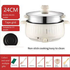 Electric hot pot Noodle cooking small electric cooker electric cooker multi-functional household electric cooker stir-frying pan
