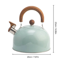1pc 2.5/3L Liter Stainless Steel Whistle Kettle Thickened Kettle Gas Induction Cooker Universal Kettle Whistle Kettle
