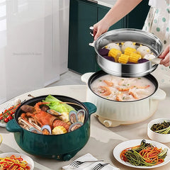 Electric hot pot Noodle cooking small electric cooker electric cooker multi-functional household electric cooker stir-frying pan