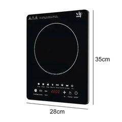 EU/UK/US Multifunctional Portable 2200W High-power Electric Induction Cooktop 110V/220V Home Kitchen Touch Panel Desktop Burner