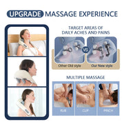 Foreverlily Neck And Back Massager Neck And Shoulder Massager Trapezius Massager Electric Neck Massager