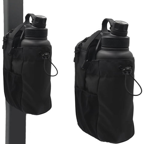 Magnetic Gym Bag Large Capacity Magnetic Carrier Bag With Phone Pocket Portable Gym Water Bottle Pouch Gym Accessories Organizer