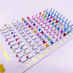 Silver Diamond False Eyelash Extension Glitter Individual Lashes For Party Makeup Mink Natural Fairy Beauty Lashes Wholesales