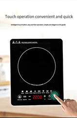 EU/UK/US Multifunctional Portable 2200W High-power Electric Induction Cooktop 110V/220V Home Kitchen Touch Panel Desktop Burner