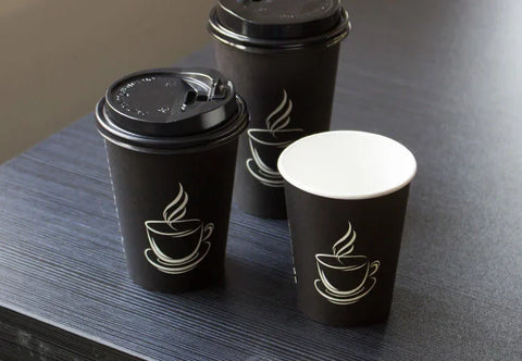 Disposable Thickened Paper Cups Heat Resistant Anti-scalding For Hot Beverage