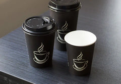 Disposable Thickened Paper Cups Heat Resistant Anti-scalding For Hot Beverage