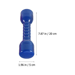 2Pcs Plastic Dumbbells Children'S Sports Fitness Dumbbells Fitness Equipment Children Dumbbell Toddler Toys Fitness kids Barbell