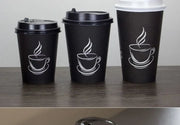 Disposable Thickened Paper Cups Heat Resistant Anti-scalding For Hot Beverage