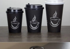 Disposable Thickened Paper Cups Heat Resistant Anti-scalding For Hot Beverage