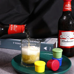 1/5pcs Wine Stoppers Reusable Silicone Corks Wine Glass Beverages Beer