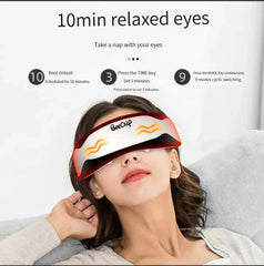 New Eye Massager Electric Silicone Magnetic Eye Massager Eye Care Instrument Eye Massager to Relieve Eye Fatigue Massager