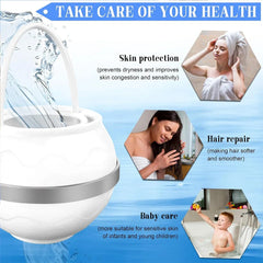 Bath Water Filter BPA Free Bath Filter for Tub 2500 Gallons of Filtration Bath Ball Water