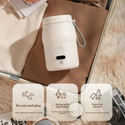 2025 New 500ml Smart Multifunctional Electric Cooker LCD Temperature Display Electric Kettle Portable USB Thermos Coffee Cup