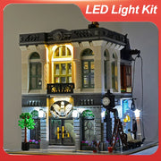 LED Light Set For 10251 compatible 15001 Brick Bank (Only LED Light, NOT Include The Model Bricks)