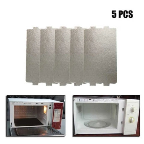 5pcs Universal Microwave Oven Mica Sheet Kitchen Accessories Wave Guide Waveguide Cover Sheet Plates 11.6 X 6.5cm