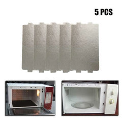 5pcs Universal Microwave Oven Mica Sheet Kitchen Accessories Wave Guide Waveguide Cover Sheet Plates 11.6 X 6.5cm