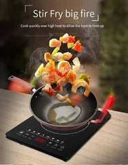 EU/UK/US Multifunctional Portable 2200W High-power Electric Induction Cooktop 110V/220V Home Kitchen Touch Panel Desktop Burner